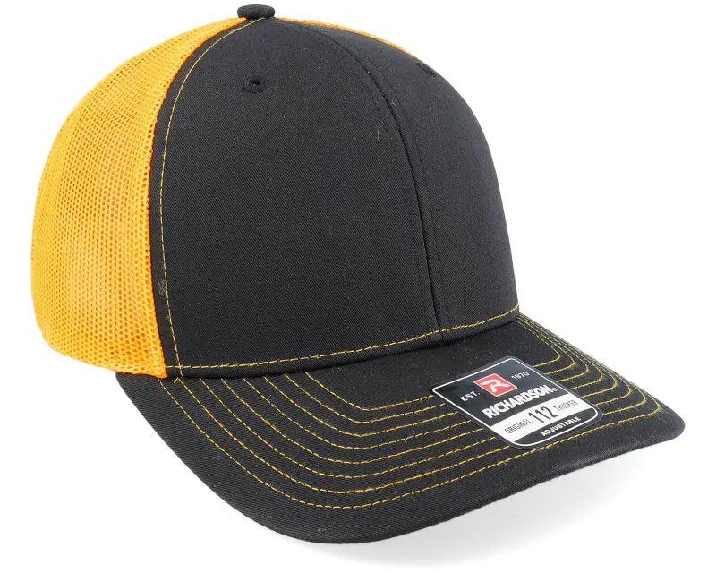 Richardson 112 Split Black/Gold Trucker online