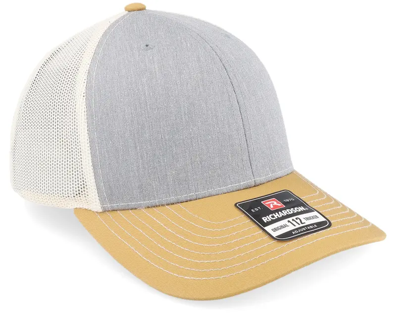 Richardson 112 Tri Heather Grey/Birch/Amber Gold Trucker online