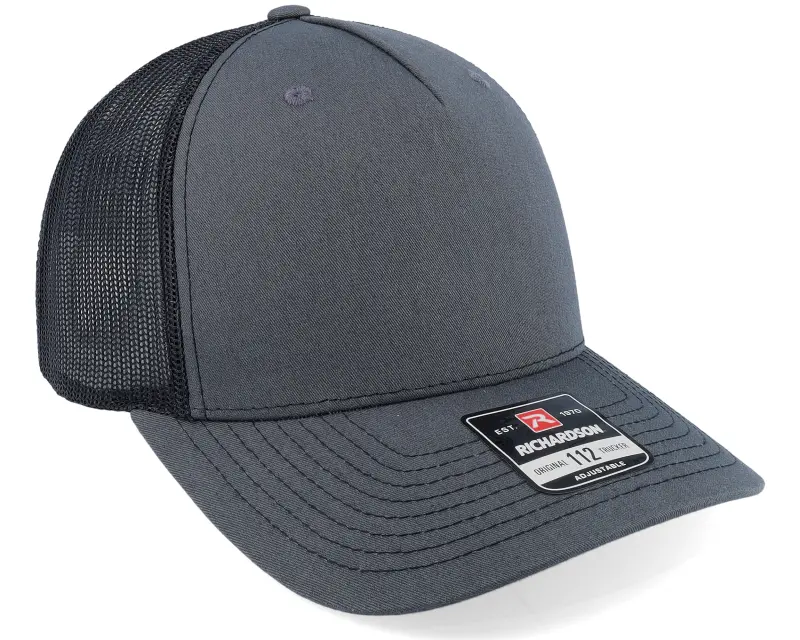 Richardson 112fp Split Charcoal/Black Trucker online