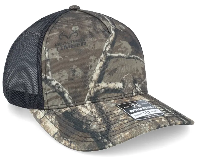 Richardson 112pfp Realtree Timber/Black A-Frame Trucker online