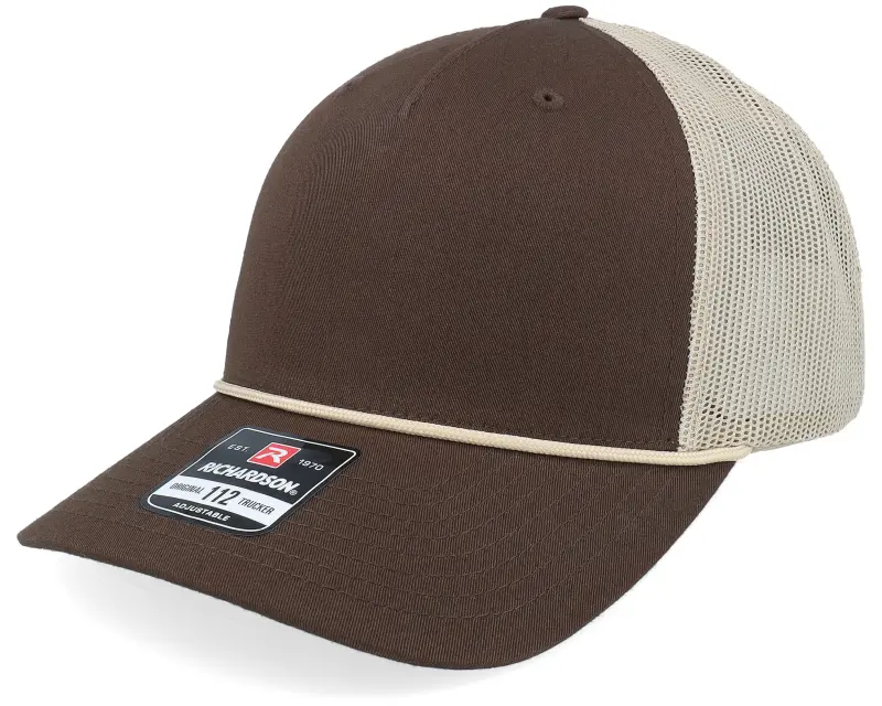 Richardson Rope 112fpr Split Brown/Khaki/Khaki Rope A-Frame Trucker online