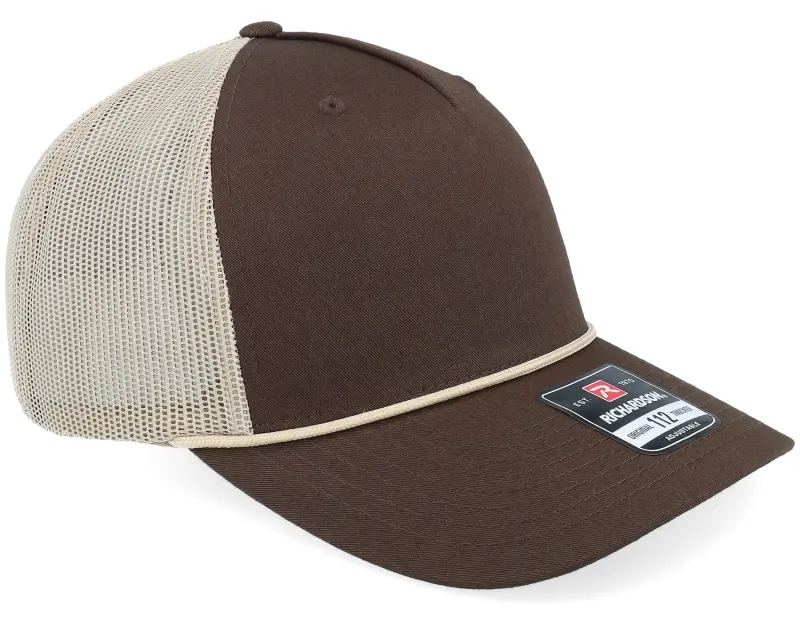 Richardson Rope 112fpr Split Brown/Khaki/Khaki Rope A-Frame Trucker online