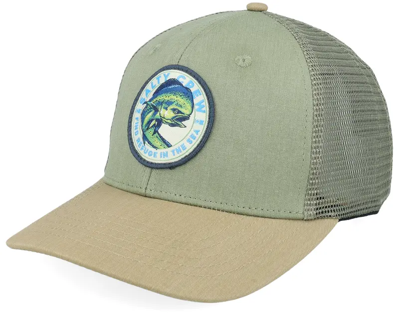 Salty Crew Mahi Club Retro Four Leaf Clover Trucker online