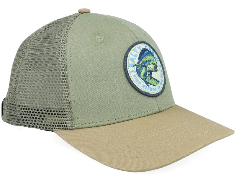 Salty Crew Mahi Club Retro Four Leaf Clover Trucker online
