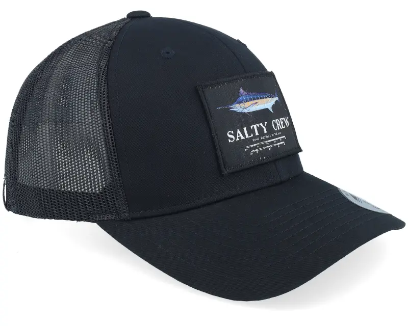 Salty Crew Marlin Mount Retro Black Trucker online
