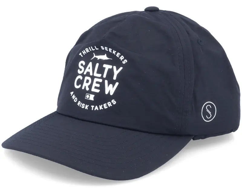 Salty Crew Mullet 5 Panel Sunhat Black Ear Flap online