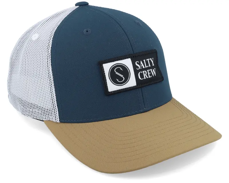 Salty Crew Pinnacle 2 Retro Indigo/Tan Trucker online