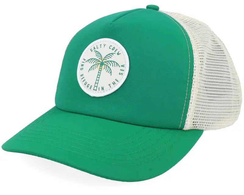Salty Crew Queen Palm Kelly Green Trucker online