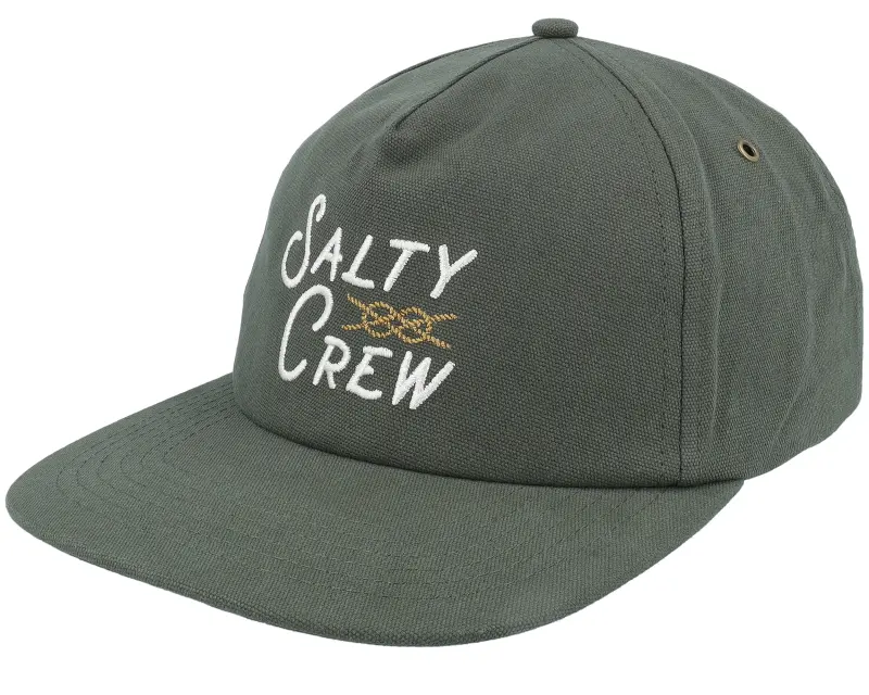 Salty Crew Splice Canvas Olive A-Frame Snapback online