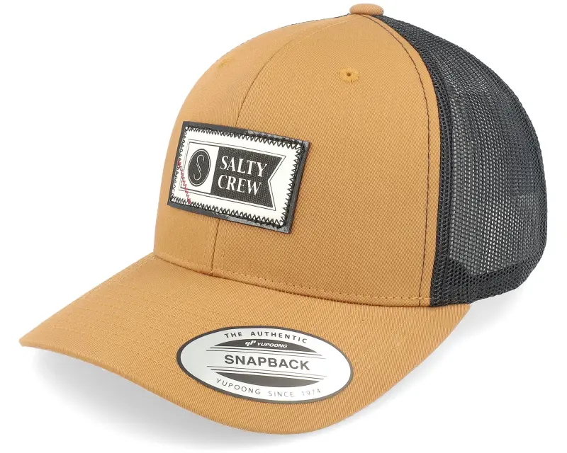Salty Crew Topstitch Retro Camel/Black Trucker online