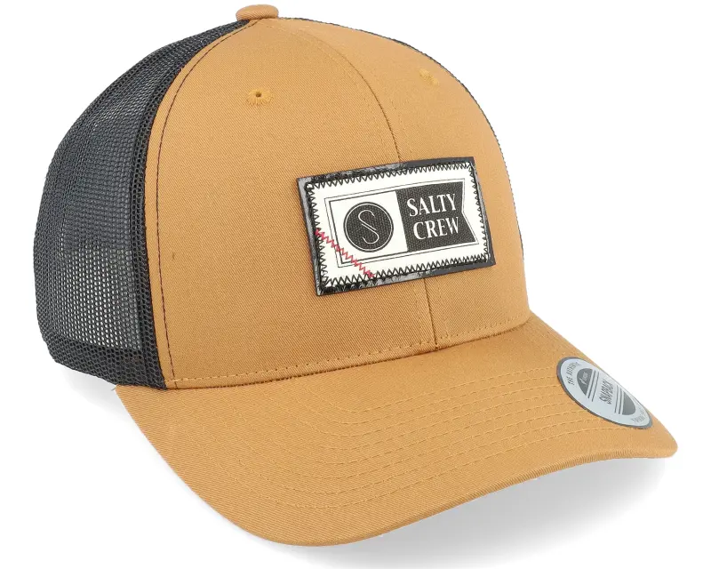 Salty Crew Topstitch Retro Camel/Black Trucker online
