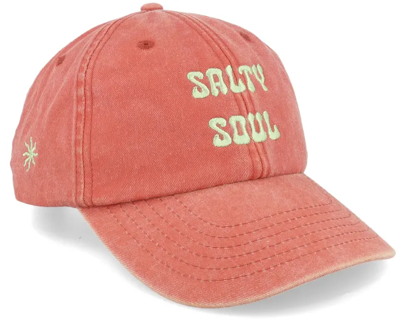 Salty Soul Green Logo Orange Dad Cap online