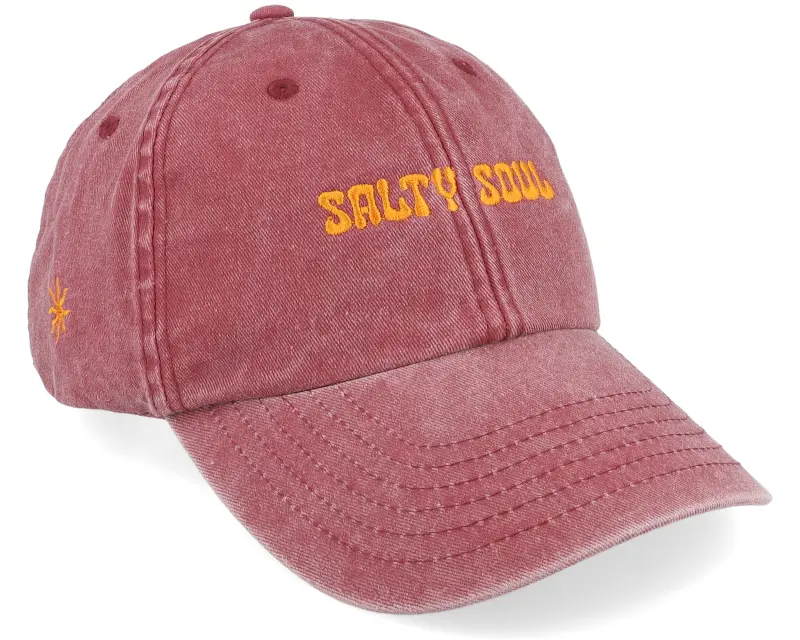 Salty Soul Orange Logo Red Dad Cap online