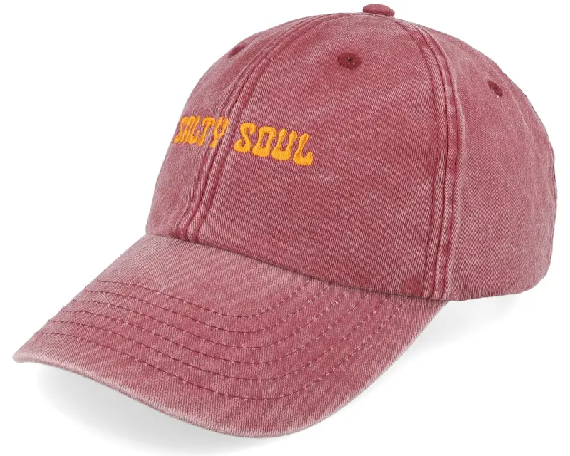Salty Soul Orange Logo Red Dad Cap online