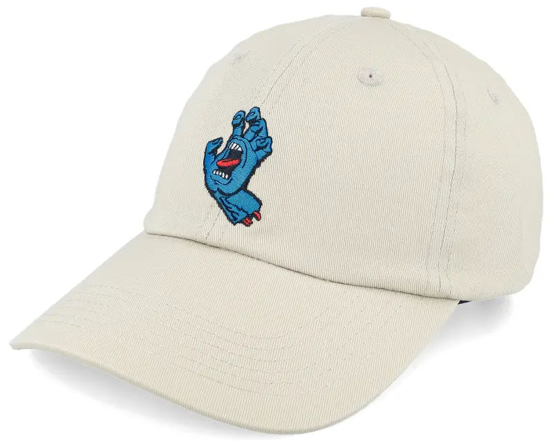 Santa Cruz Screaming Mini Hand Cap Blond Wood Dad Cap online