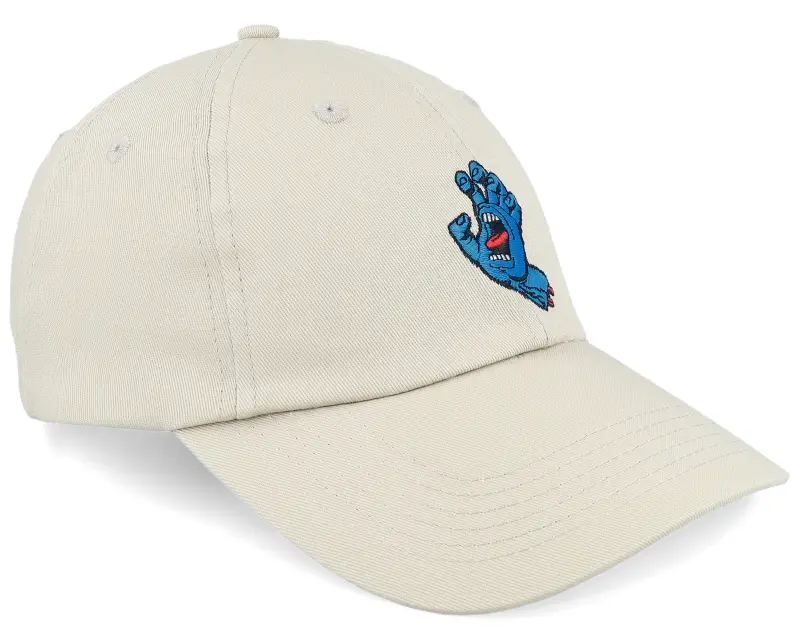 Santa Cruz Screaming Mini Hand Cap Blond Wood Dad Cap online