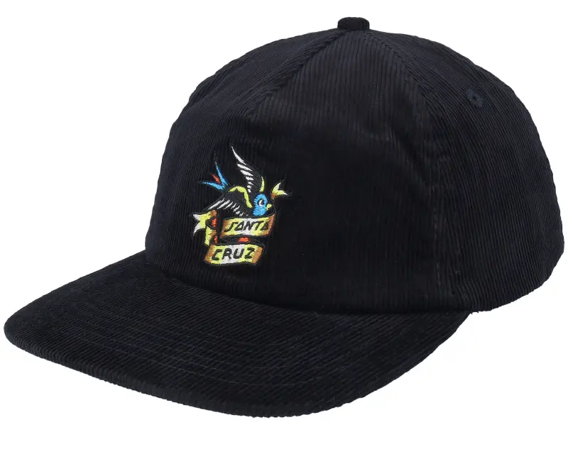 Santa Cruz Sommer Sparrow Black Corduroy Snapback online