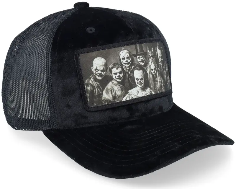Scenes Family Horror Velvet Black/Black A-frame Trucker online