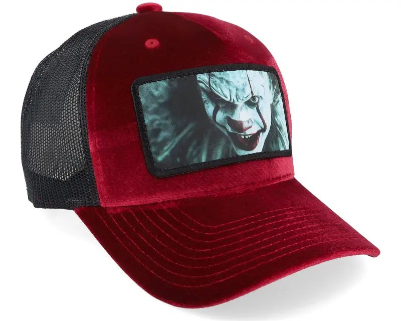Scenes Horror Clown Velvet Red/Black A-frame Trucker online