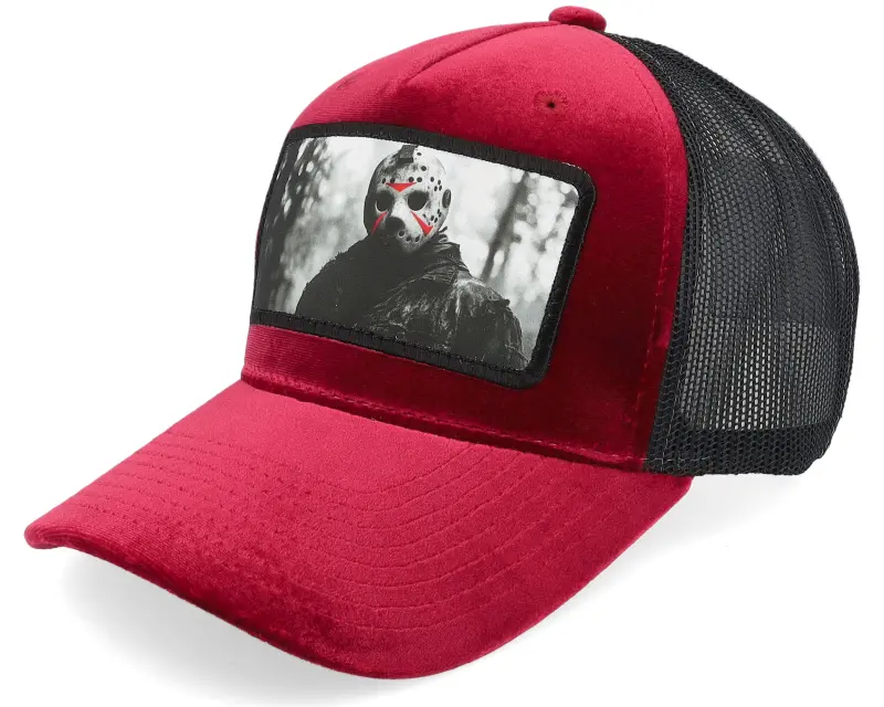 Scenes Jayson Killer Velvet Red/Black A-frame Trucker online