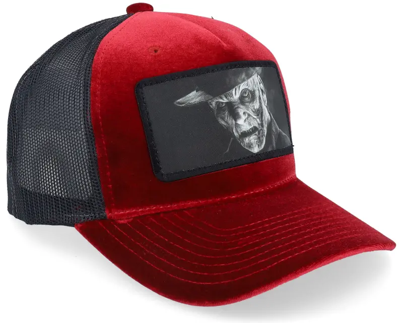 Scenes Killer Freddy Velvet Red/Black A-frame Trucker online