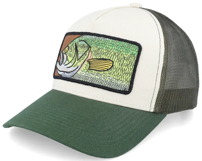 Skillfish Big Black Bass Box Stone/Olive/Dark Green A-Frame Trucker online