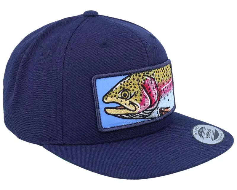 Skillfish Big Rainbow Trout Box Classic Navy Snapback online
