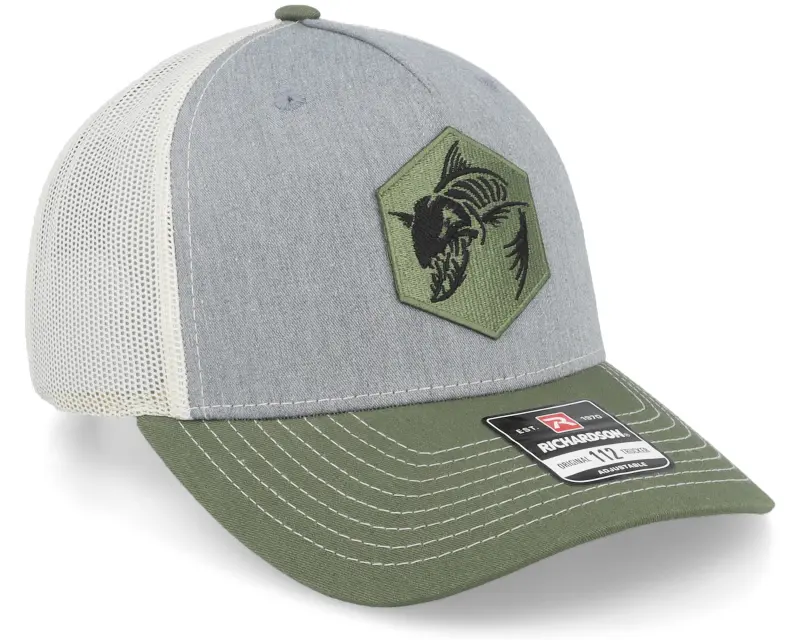 Skillfish Bone Fish 112 Heather Grey/Birch/Olive Trucker online