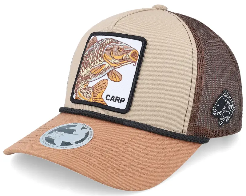 Skillfish Carp Box Rope Khaki/Brown/Caramel A-frame Trucker online