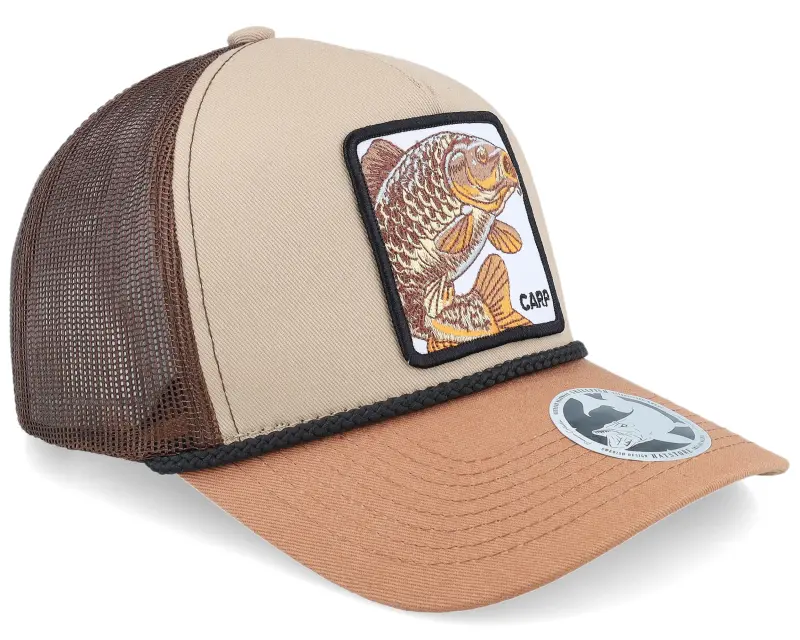 Skillfish Carp Box Rope Khaki/Brown/Caramel A-frame Trucker online