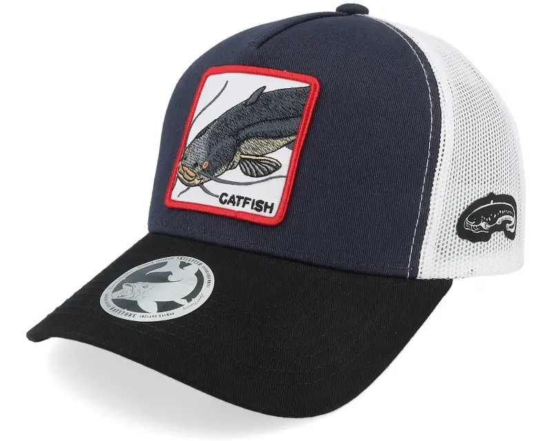 Skillfish Catfish Box Navy/White/Black A-frame Trucker online