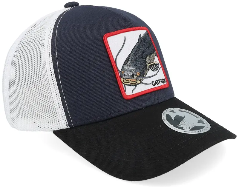 Skillfish Catfish Box Navy/White/Black A-frame Trucker online