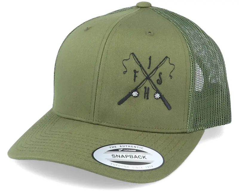 Skillfish Fish Rods Cross Olive Trucker online