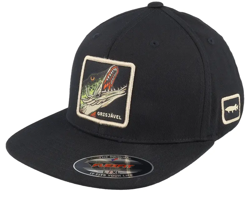 Skillfish Grisjävel Flat Brim Black Fitted Flexfit online