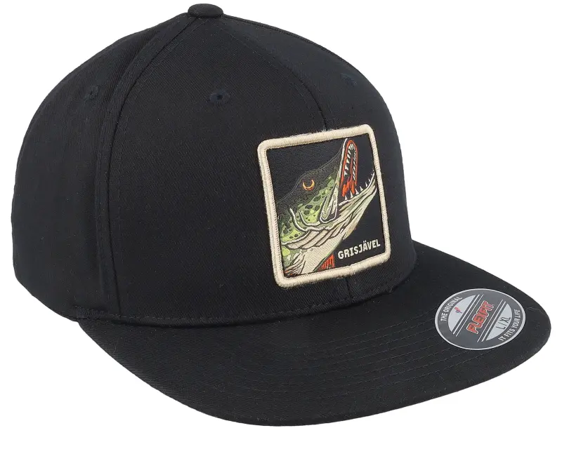 Skillfish Grisjävel Flat Brim Black Fitted Flexfit online