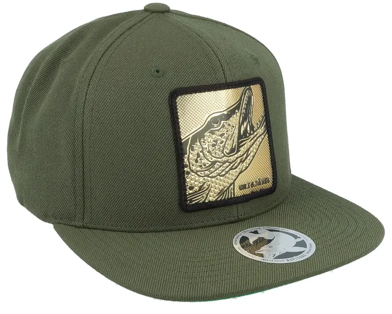 Skillfish Grisjävel Gold Deep Olive Classic Snapback online