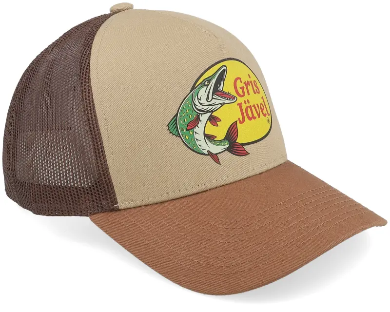 Skillfish Grisjävel Khaki/Brown/Caramel A-frame Trucker online