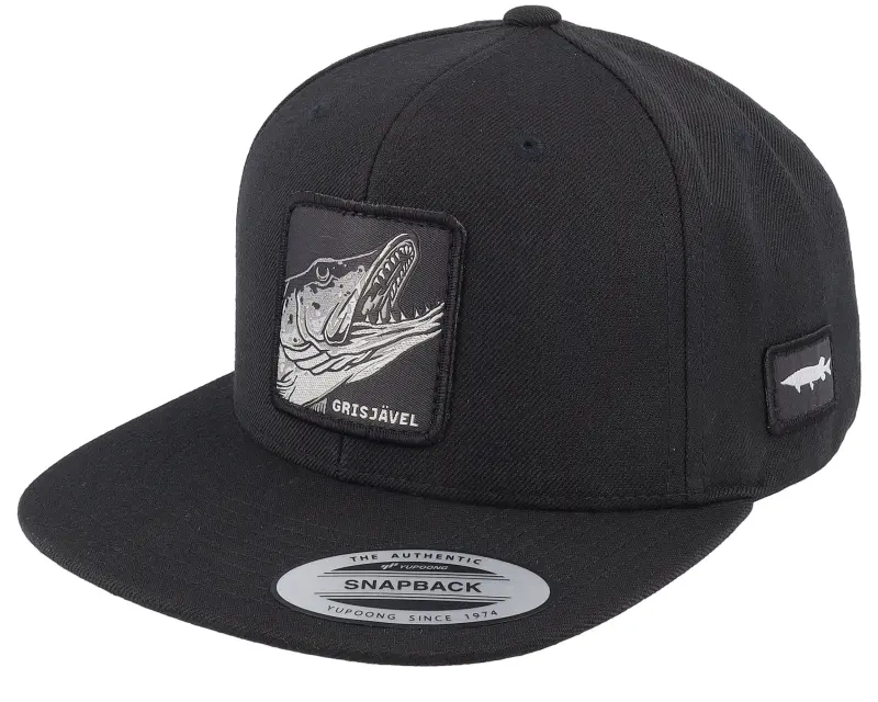 Skillfish Grisjävel Mono Black Snapback online