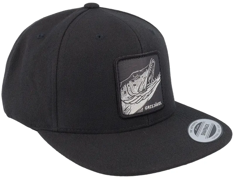 Skillfish Grisjävel Mono Black Snapback online