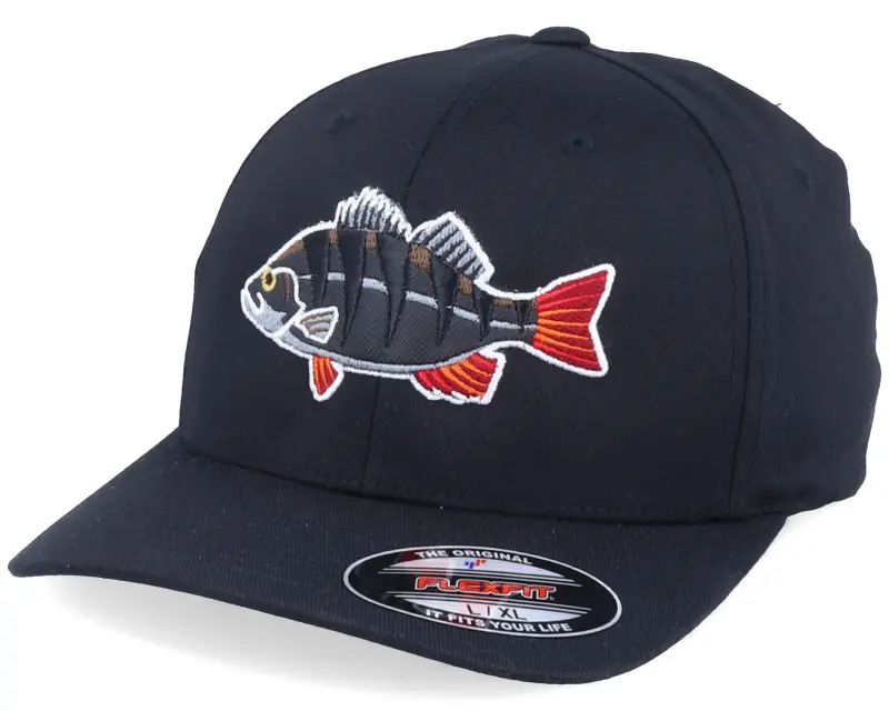 Skillfish Perch Black Applique Black Flexfit online