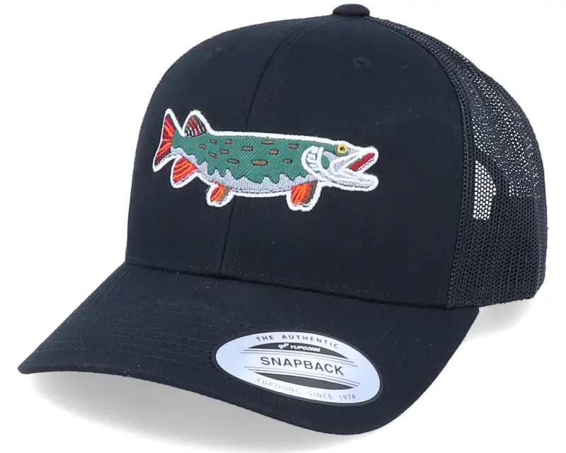 Skillfish Pike Applique Black Trucker online