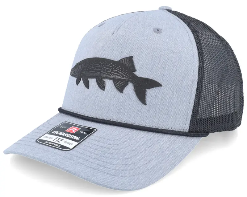 Skillfish Pike Figure 112fpr Heather Grey/Black/Black Rope A-Frame Trucker online