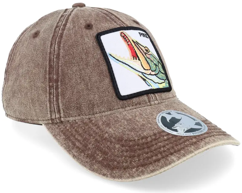 Skillfish Pike Pro Fishing 382 Snow Washed Brown Dad Cap online