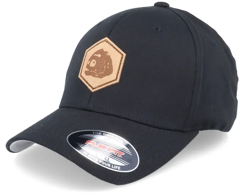 Skillfish Piranha Skull Hex Patch Black Flexfit online