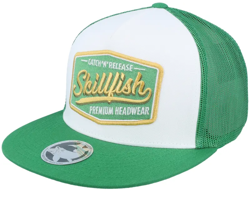 Skillfish Premium Fishing Classic White/Green Trucker online