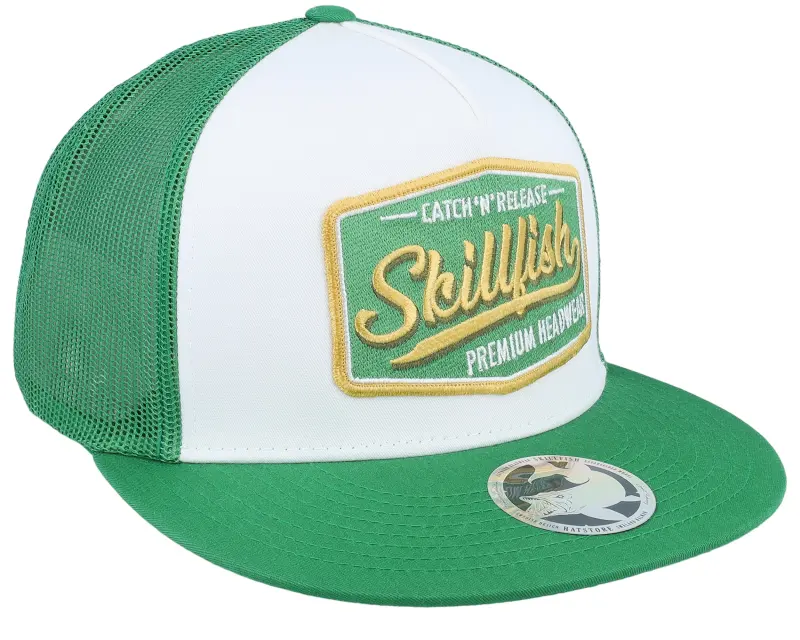 Skillfish Premium Fishing Classic White/Green Trucker online