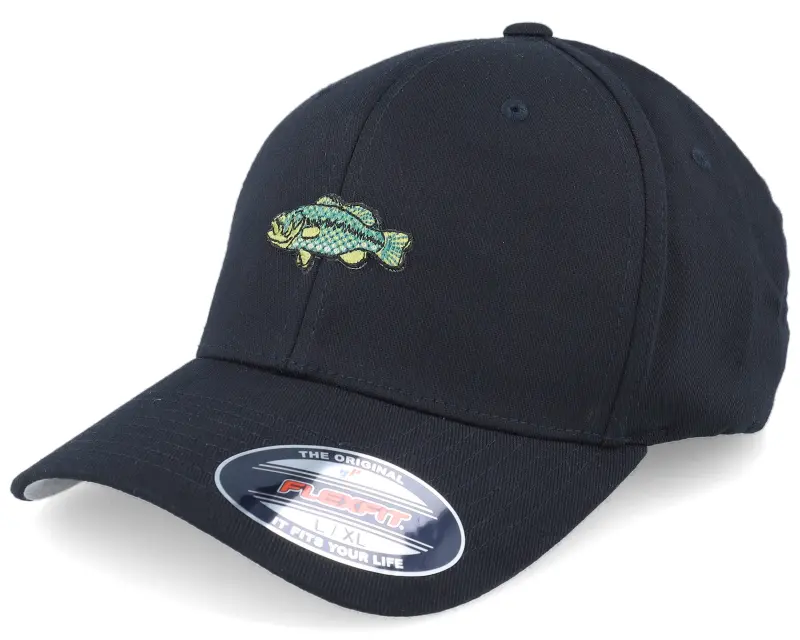 Skillfish Tiny Black Bass Wooly Combed Black Flexfit online