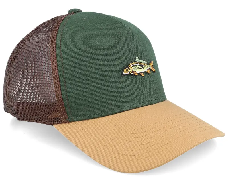 Skillfish Tiny Mirror Carp Dark Green/Brown/Wheat A-Frame Trucker online