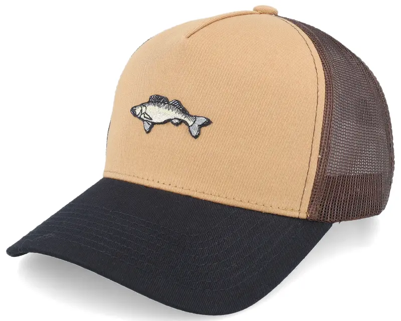 Skillfish Tiny Zander Wheat/Brown/Black A-frame Trucker online