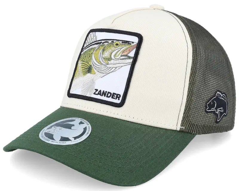 Skillfish Zander Box Stone/Olive/Dark Green A-frame Trucker online